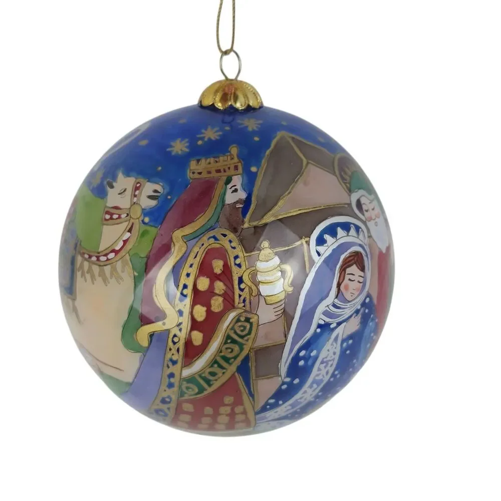Pier 1 Imports Li Bien LI Bien Christmas Ornament Glass 4